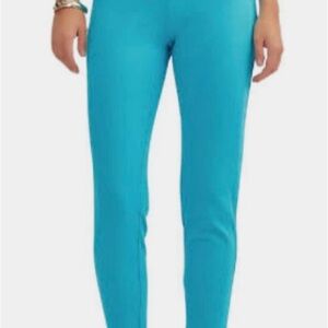 Vibrant Aqua Skinny Pants